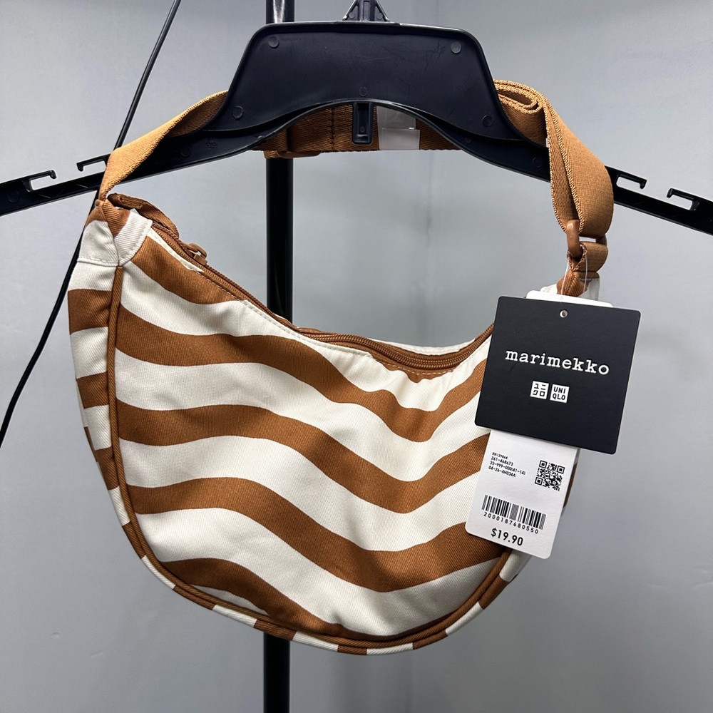 Uniqlo Khaki Round Mini Shoulder Bag - Picture 2 of 4